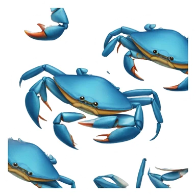 Blue crab  sticker
