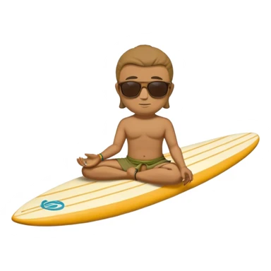Meditating Buddha wearing sunglasses Jesus wearing sunglasses mohammed wearing sunglasses all on a surfboard sticker