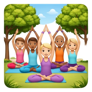 Yoga for children sticker