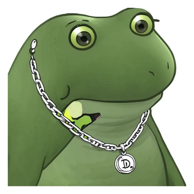 friend ship necklace with a D and R sticker