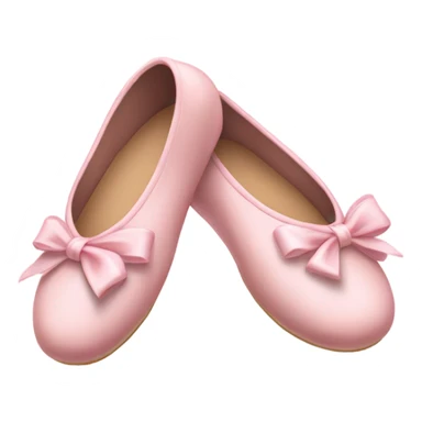 soft pink ballerina shoes sticker