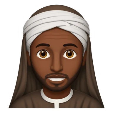 Arabic man says asalmau aliukum sticker