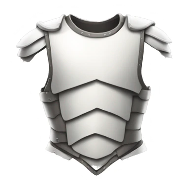 white torso armor sticker