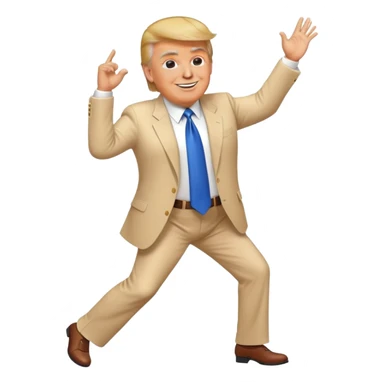 Donald trump dancing  sticker