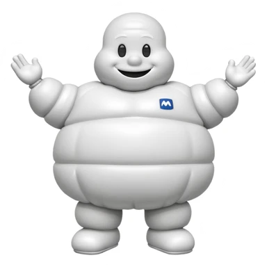 Michelin man sticker