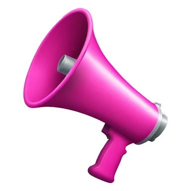 MEGAFONO rosa sticker