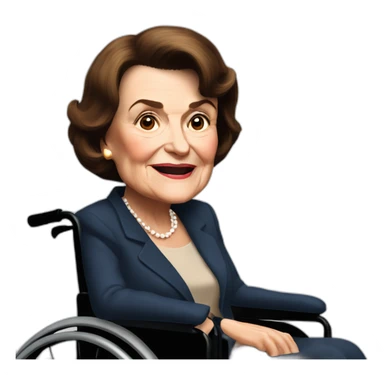 dianne feinstein wheelchair sticker