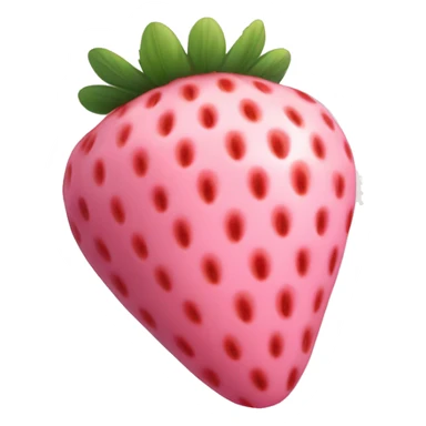 pastel pink strawberry  sticker