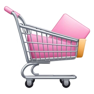 light pink shopping  sticker