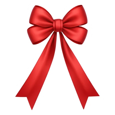 Ribbon bow  sticker