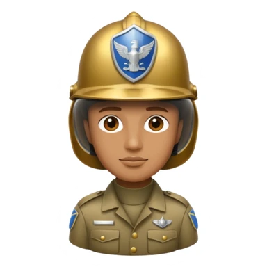 Casco con grado de sargento sticker