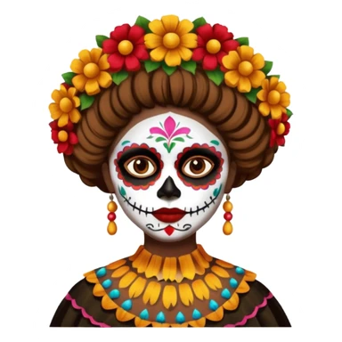 me gusta de día de muertos sticker