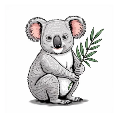Koala sticker