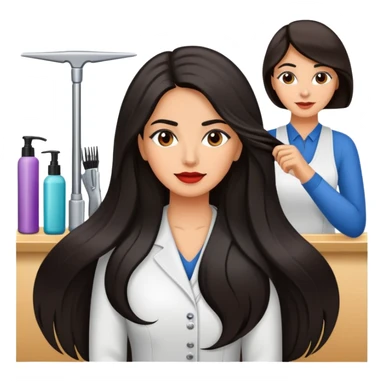 Hispanic hair salon sticker