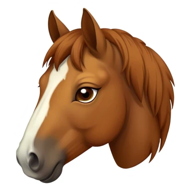 Tired sick horse sticker