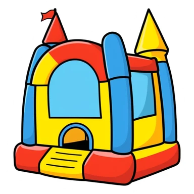 Bounce house sticker