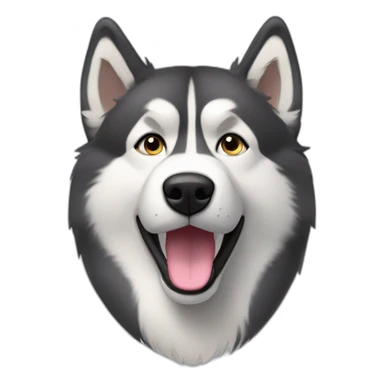 Alaskin malamute sticker