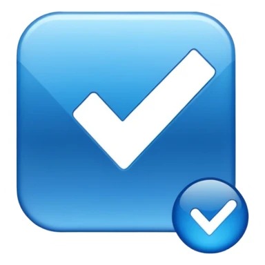 Instagram Verification blue tick  sticker