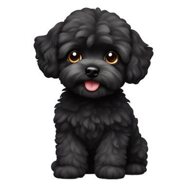 BLACK Maltipoo  sticker