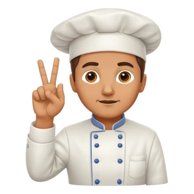 Chef doing Italian hand gesture sticker