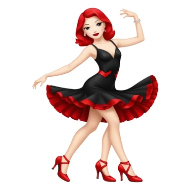 Heels dance cabaret sticker