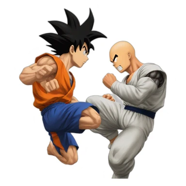 Saitama vs goku sticker