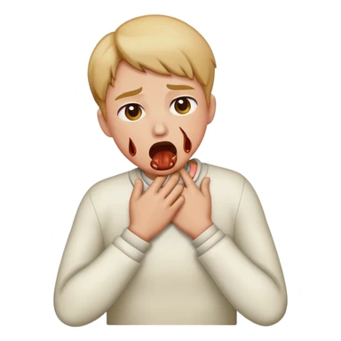 Getting chocked  sticker