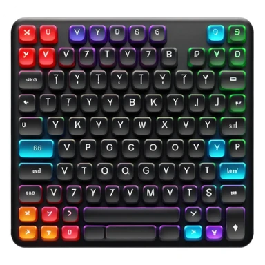 RGB keyboard sticker