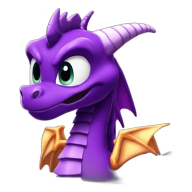 Spyro from Spyro 2 gateway to glimmer sticker