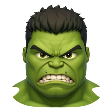 Fat Hulk sticker