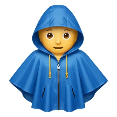 Poncho Raincoat sticker