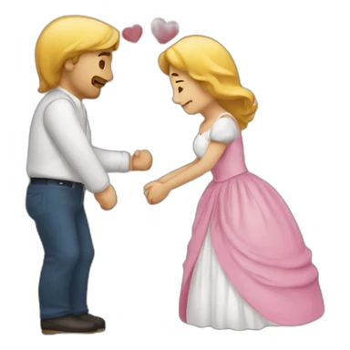 Embrassé amour sticker