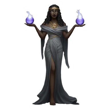 Hekate goddess of the night and magic- triple goddess sticker
