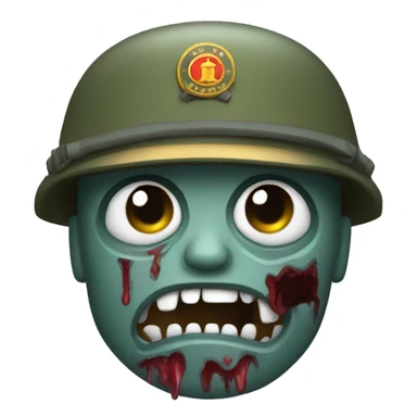 Zombie Soldier sticker