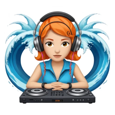 Name, DJ, Tsunami, QUEEN sticker