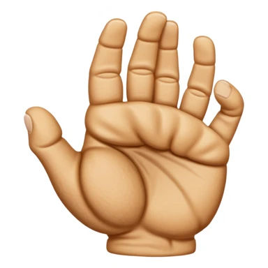 back of clenched knuckle sticker