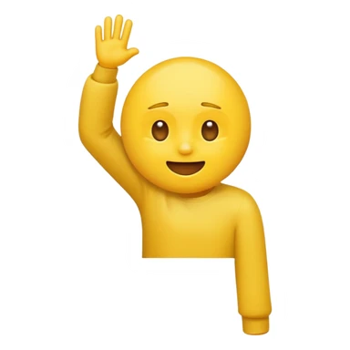an emoji face dabbing  sticker