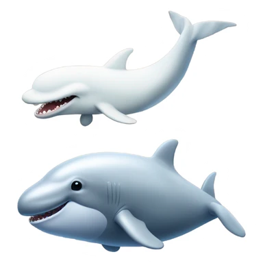 Drake and beluga whale sticker