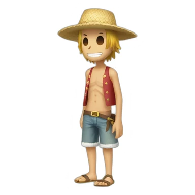 Les chapeau de paille de one piece sticker