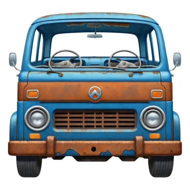 Broken Urban Vehicle blue sticker