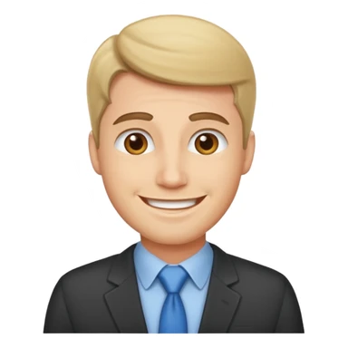 cool office guy sticker