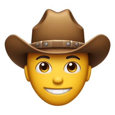 Heart with a cowboy hat sticker