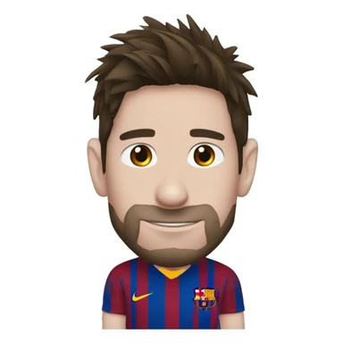 Messi qui tape Robaldo sticker