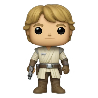 Funko pop Luke Skywalker sticker