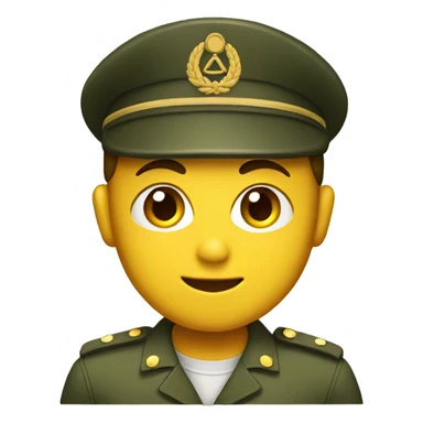 Can wearing army uniform  sticker