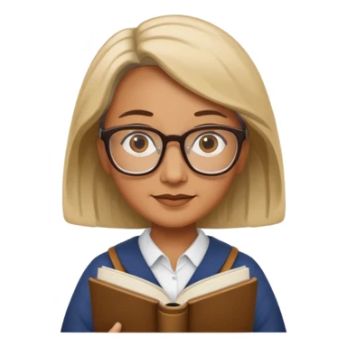 middle aged, The wise librarian sticker