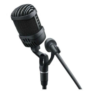 studio mic sticker