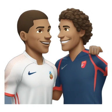 Mbappé and Nadal sticker