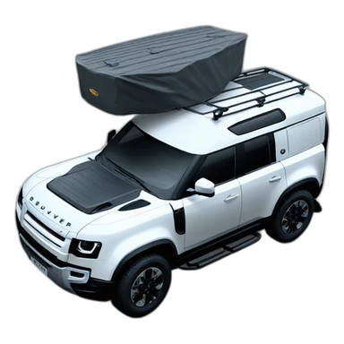 the new landrover defender black sticker