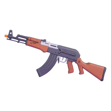 AK-47 weapon from Rust survival game sticker